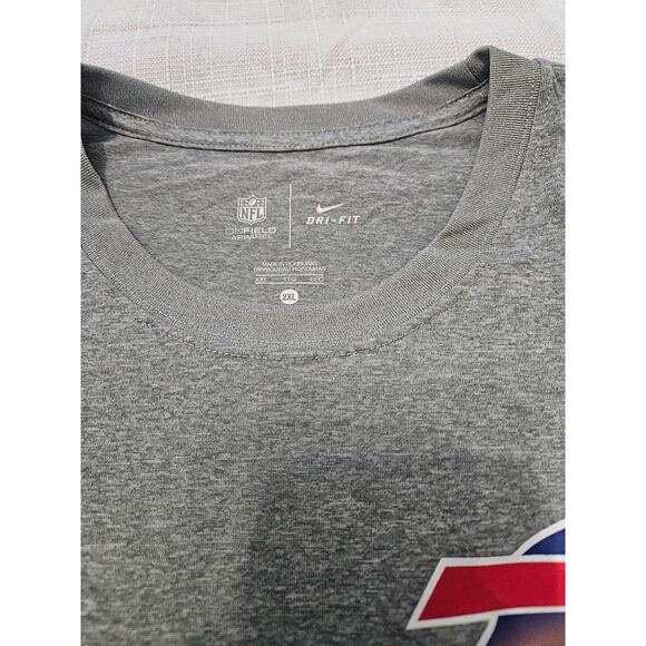 Nike NFL On Field Buffalo Bills Long Sleeve T Shirt Size 2XL - Picture 3 of 7